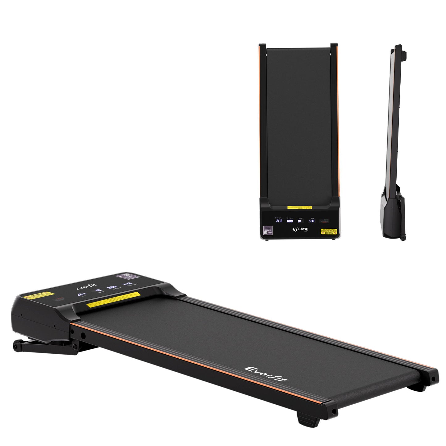 Everfit 3 in 1 Walking Pad Treadmill 20% Auto Incline Under Desk Treadmills for Home Gym With 40cm Wide Belt