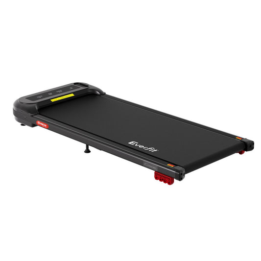 Everfit Treadmill Electric Walking Pad with Incline Under Desk Home Gym Black-0