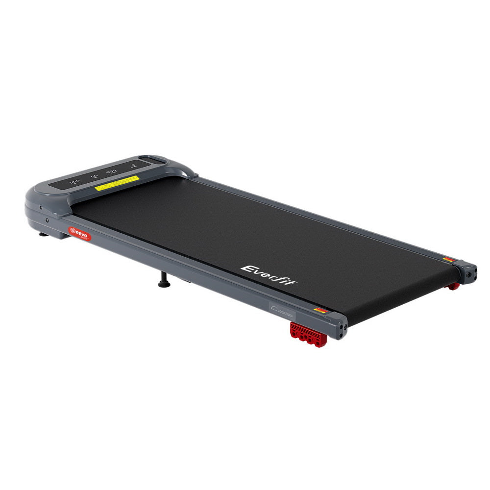 Everfit Treadmill Electric Walking Pad with Incline Under Desk Home Gym Grey-0