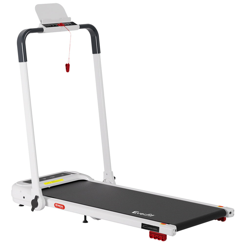 Everfit Treadmill Electric Walking Pad with Incline Foldable for Home Gym White-0