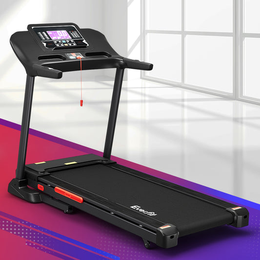 Everfit Treadmill Electric Auto Incline Home Gym Fitness Exercise Machine 520mm-0