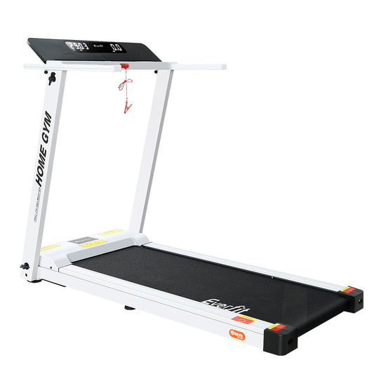 Everfit Treadmill Electric Home Gym Fitness Exercise Fully Foldable 450mm White-0