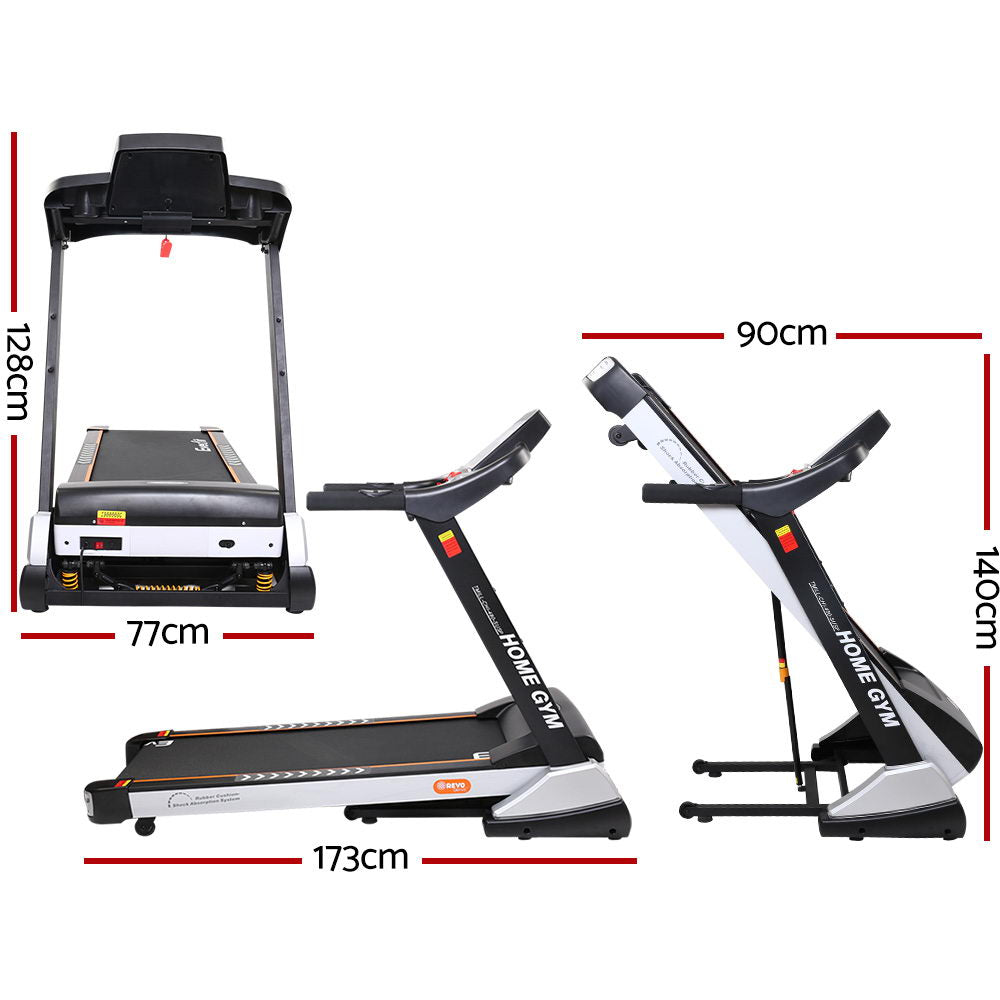 Everfit Treadmill Electric Auto Incline Spring Home Gym Fitness Exercise 480mm-1