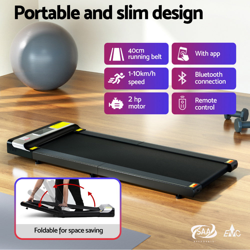 Everfit Treadmill Electric Walking Pad Under Desk Home Gym Fitness Foldable Belt-3