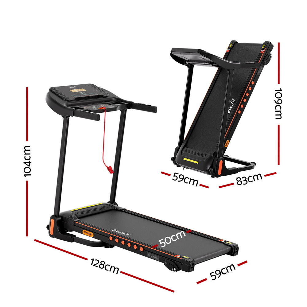 Everfit Treadmill Electric Home Gym Fitness Exercise Equipment Incline 390mm-1