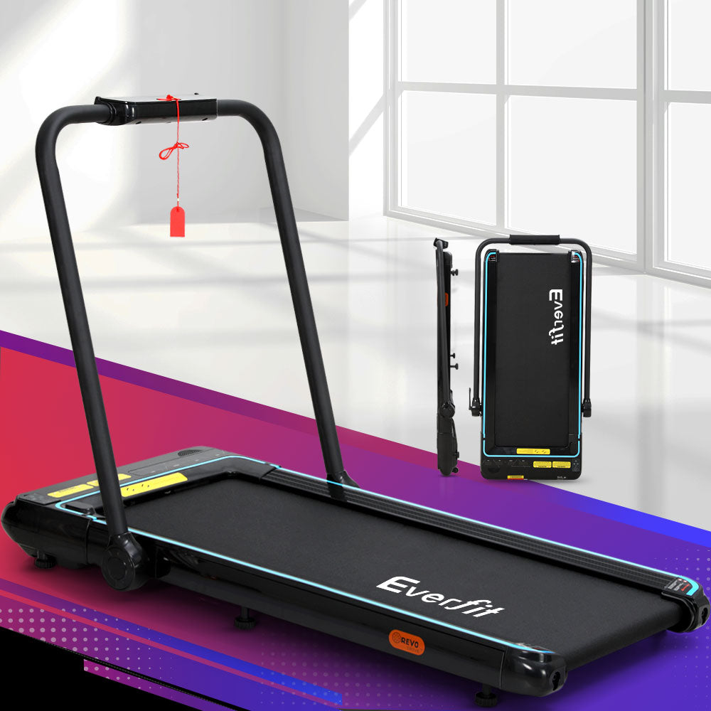 Everfit Treadmill Electric Walking Pad Under Desk Home Gym Fitness 420mm Remote-0