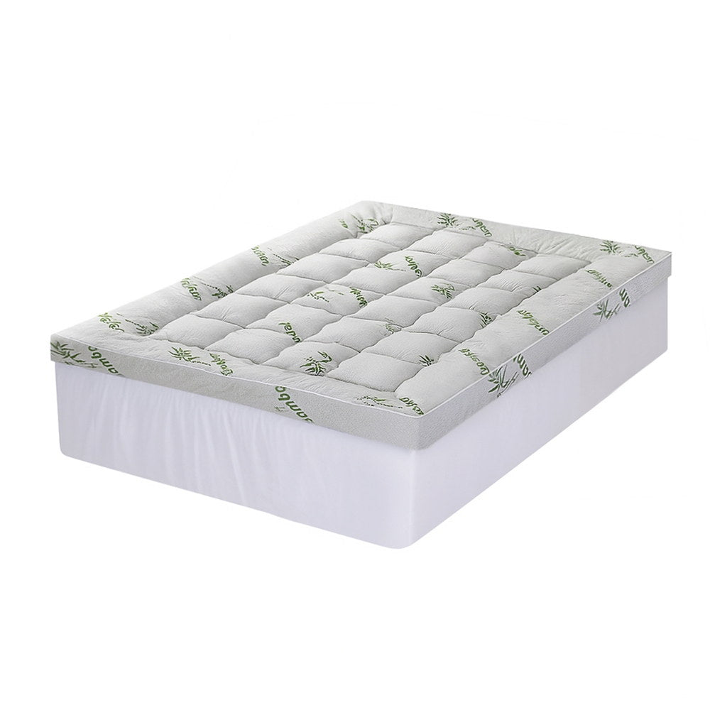 Giselle Mattress Topper 11cm Pillowtop toppers Bamboo Double-0