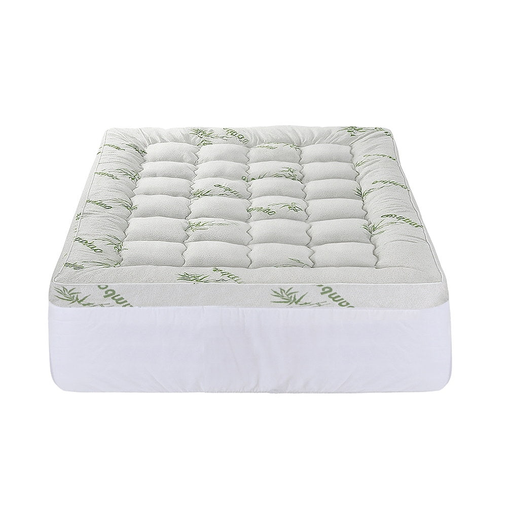 Giselle Mattress Topper 11cm Pillowtop toppers Bamboo Double-2