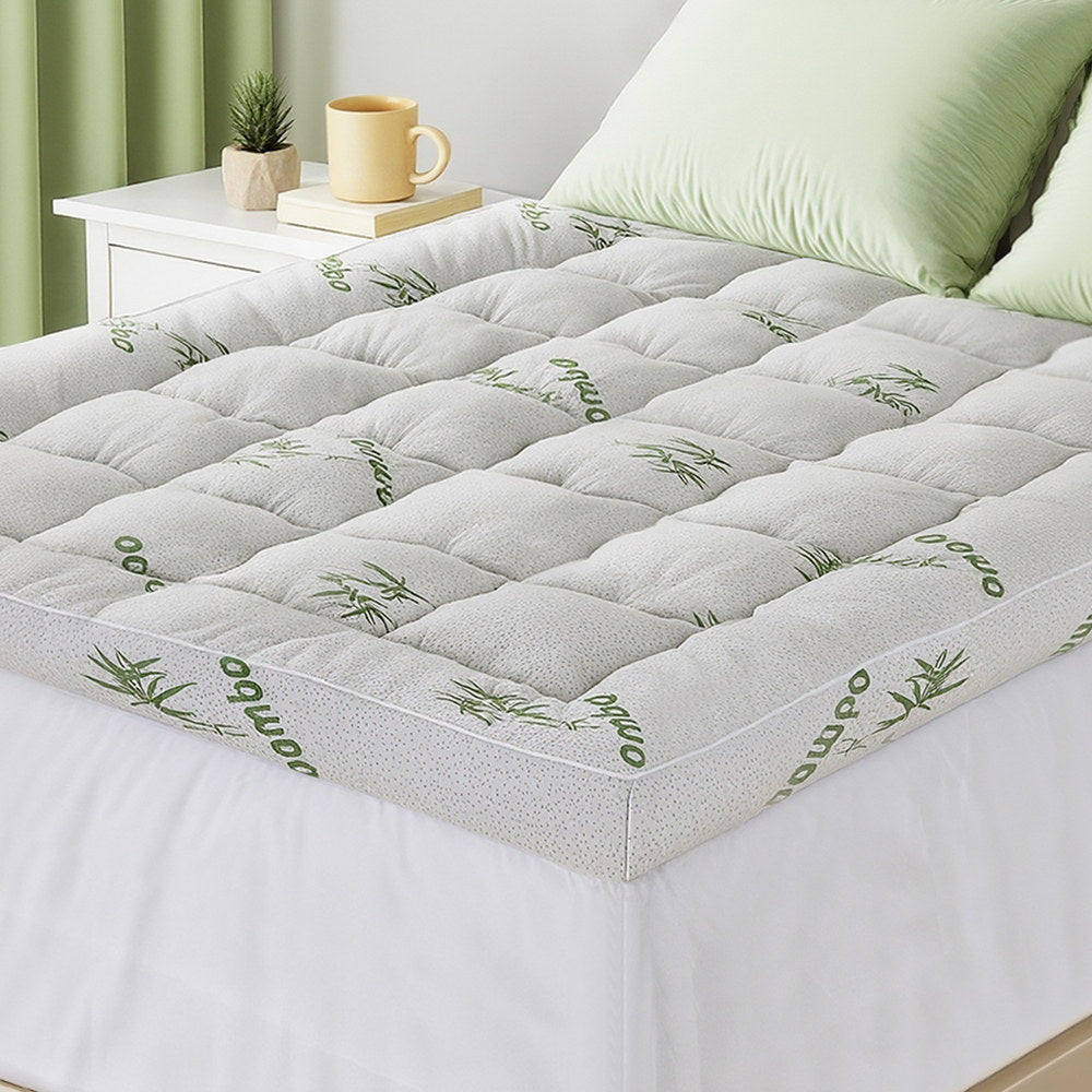 Giselle Mattress Topper 11cm Pillowtop toppers Bamboo Double-6