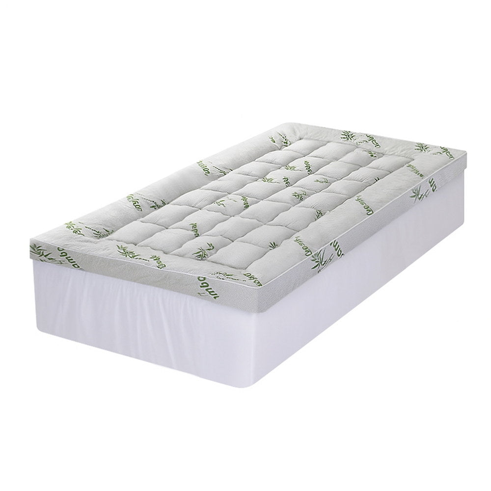 Giselle Mattress Topper 11cm Pillowtop toppers Bamboo King Single-0