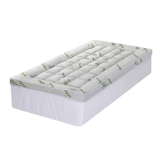 Giselle Mattress Topper 11cm Pillowtop toppers Bamboo King Single-0