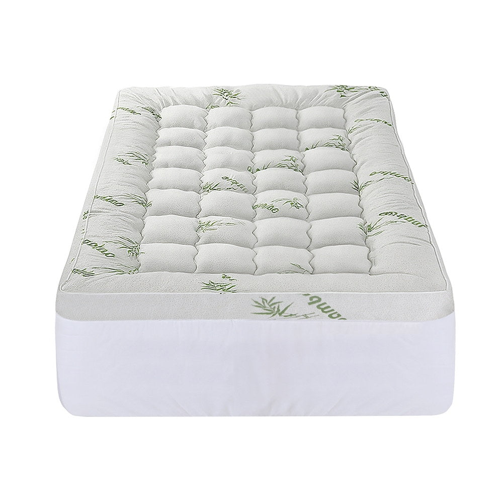 Giselle Mattress Topper 11cm Pillowtop toppers Bamboo King Single-2