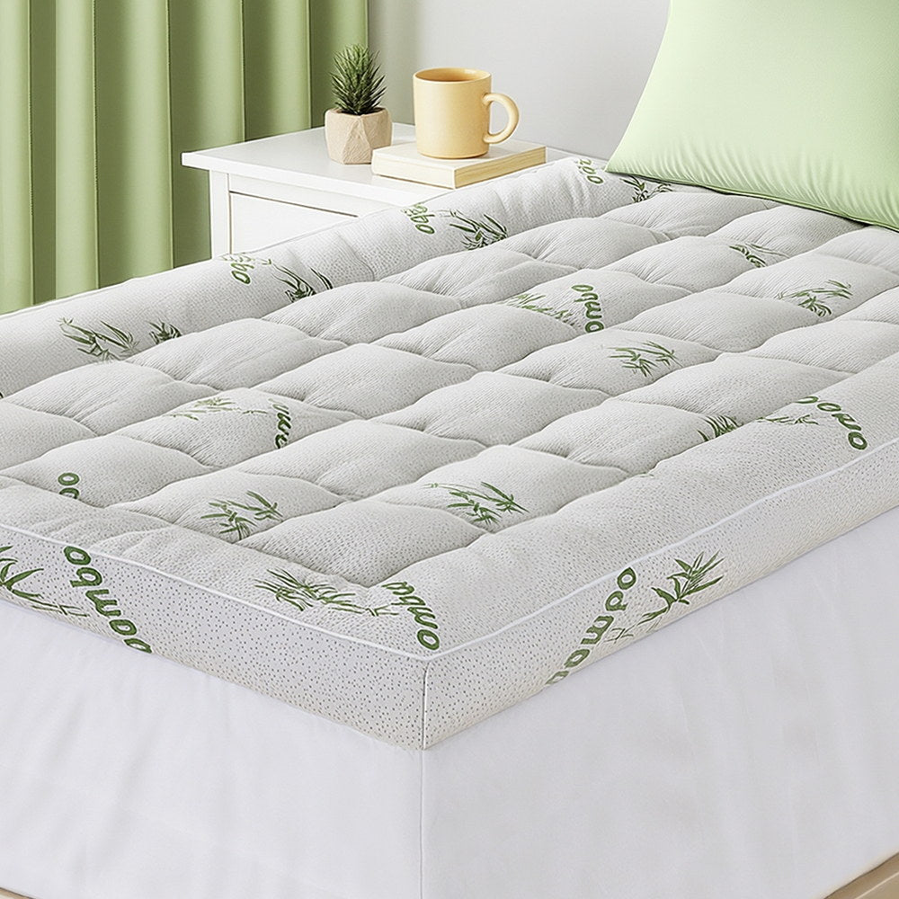 Giselle Mattress Topper 11cm Pillowtop toppers Bamboo King Single-6
