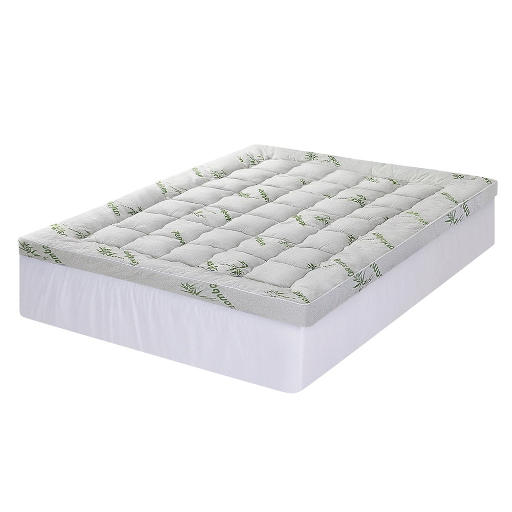 Giselle Mattress Topper 11cm Pillowtop toppers Bamboo Queen-0