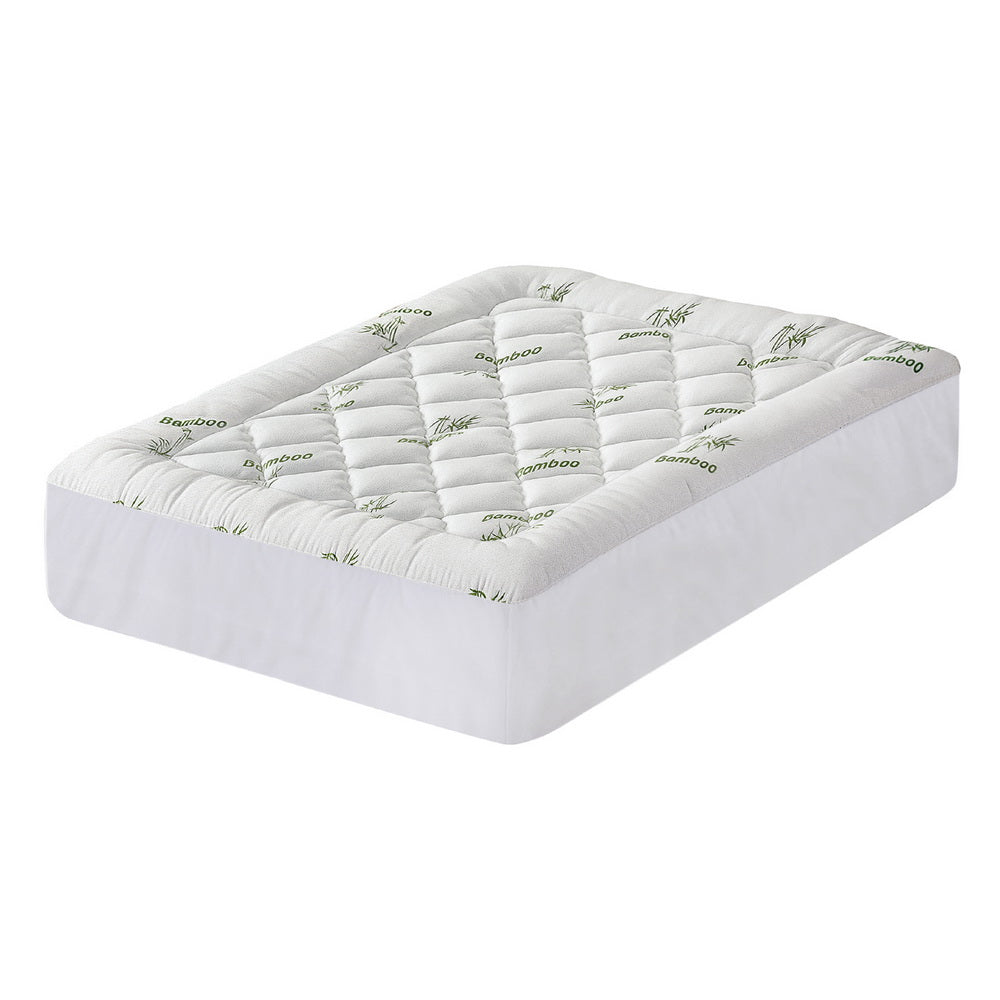 Giselle Mattress Topper 5cm Pillowtop toppers Bamboo Double-0
