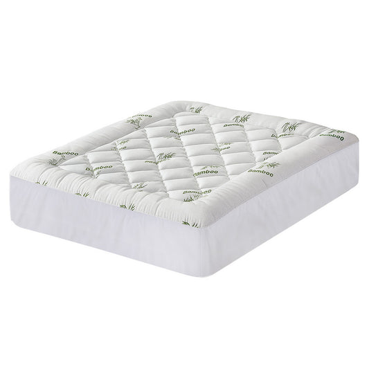 Giselle Mattress Topper 5cm Pillowtop toppers Bamboo Queen-0
