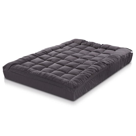 Giselle Bedding Mattress Topper Pillowtop Bamboo Charcoal Double-0