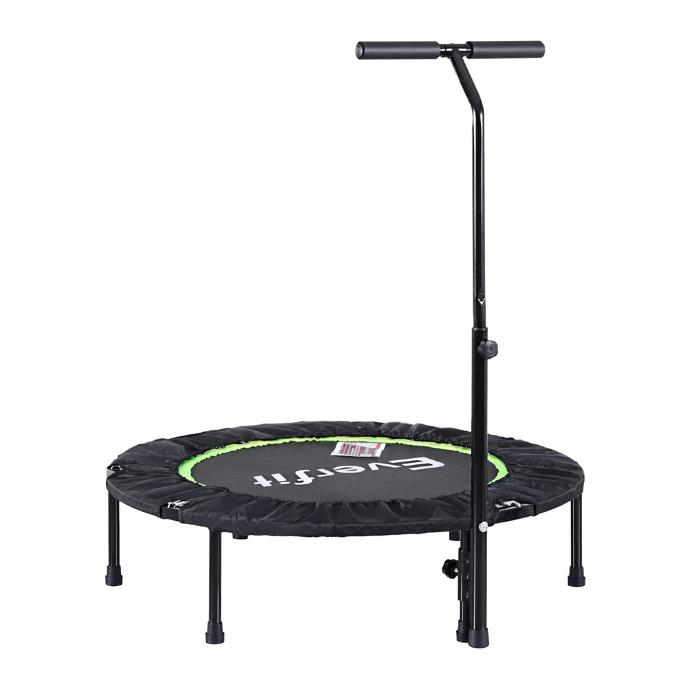Everfit 40inch Fitness Foldable Trampoline Jumping Rebounder Home Gym Handrail-6