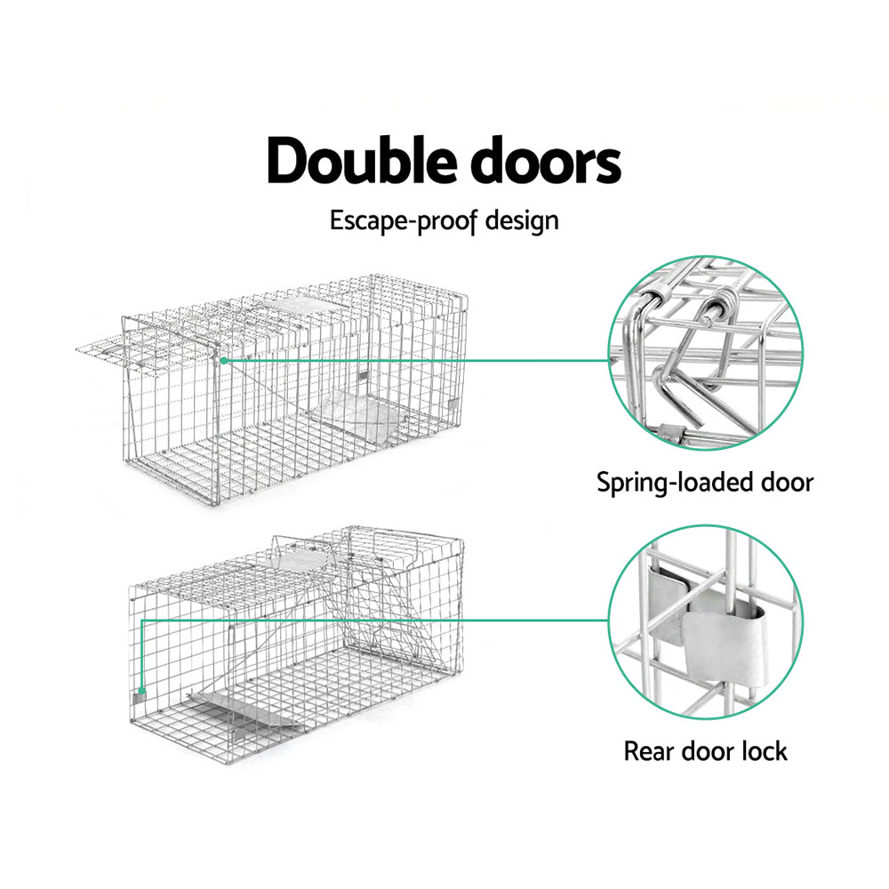 Gardeon Animal Trap Cage Possum 150x50cm-3