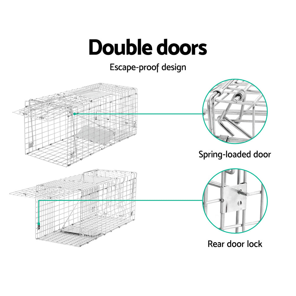 Gardeon Animal Trap Cage Possum 94x34cm-3