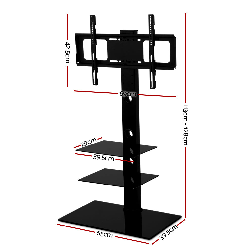 Artiss TV Stand Mount Bracket for 32"-70" LED LCD 3 Tiers Storage Floor Shelf-1