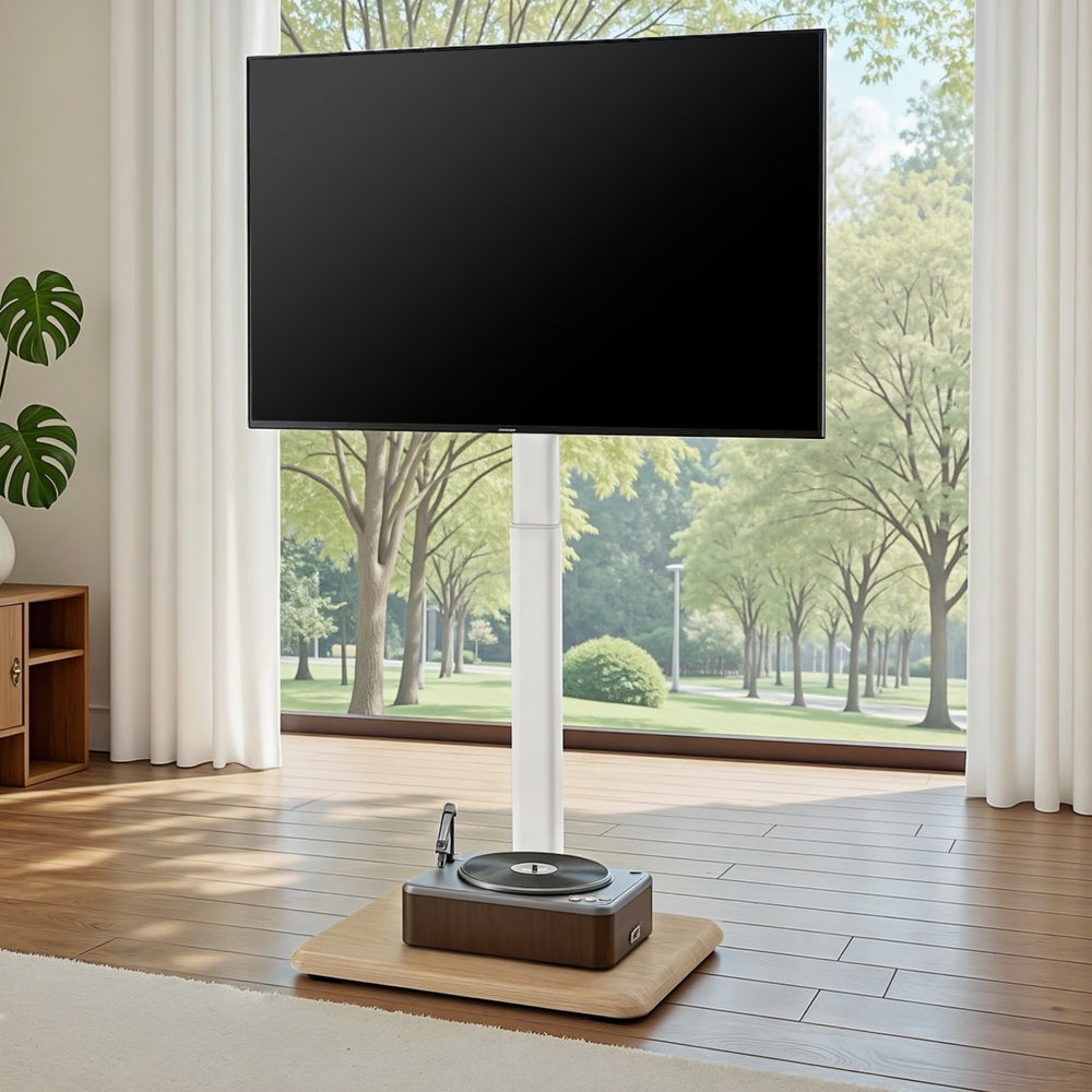 Artiss TV Stand 24-55" Swivel Height Adjustable Floor Mount for TVs-7