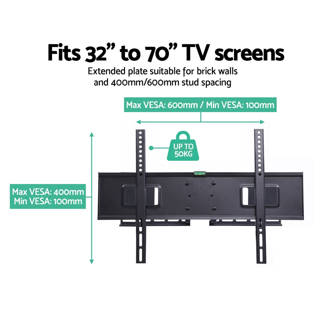 Artiss TV Wall Mount Bracket for 32"-70" LED LCD Full Motion Dual Strong Arms-4