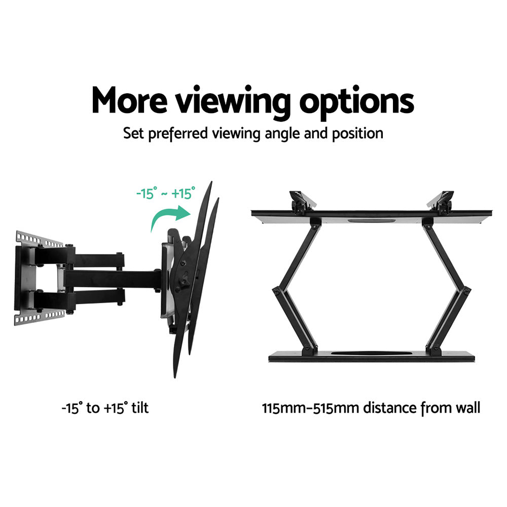 Artiss TV Wall Mount Bracket for 32"-80" LED LCD Full Motion Dual Strong Arms-4