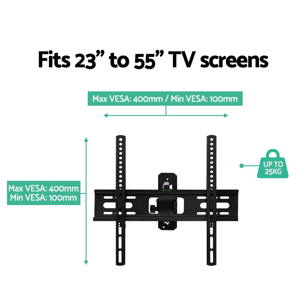 Artiss TV Wall Mount Bracket for 23"-55" LED LCD TVs Full Motion Strong Arms-3