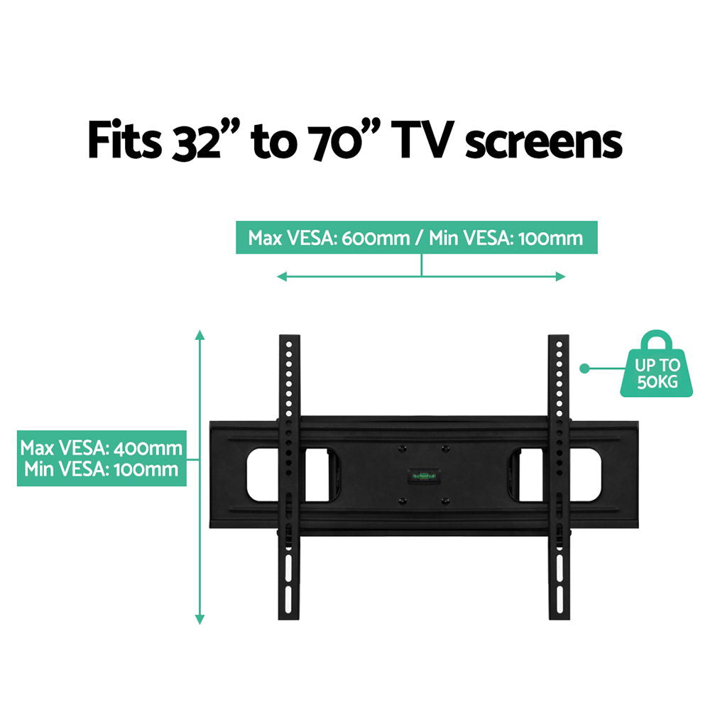 Artiss TV Wall Mount Bracket for 32"-70" LED LCD TVs Full Motion Strong Arms-4