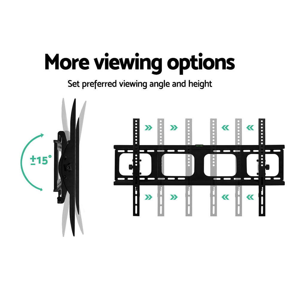 Artiss TV Wall Mount Bracket for 42"-90" LED LCD TVs Tilt Slim Flat Low Profile-4