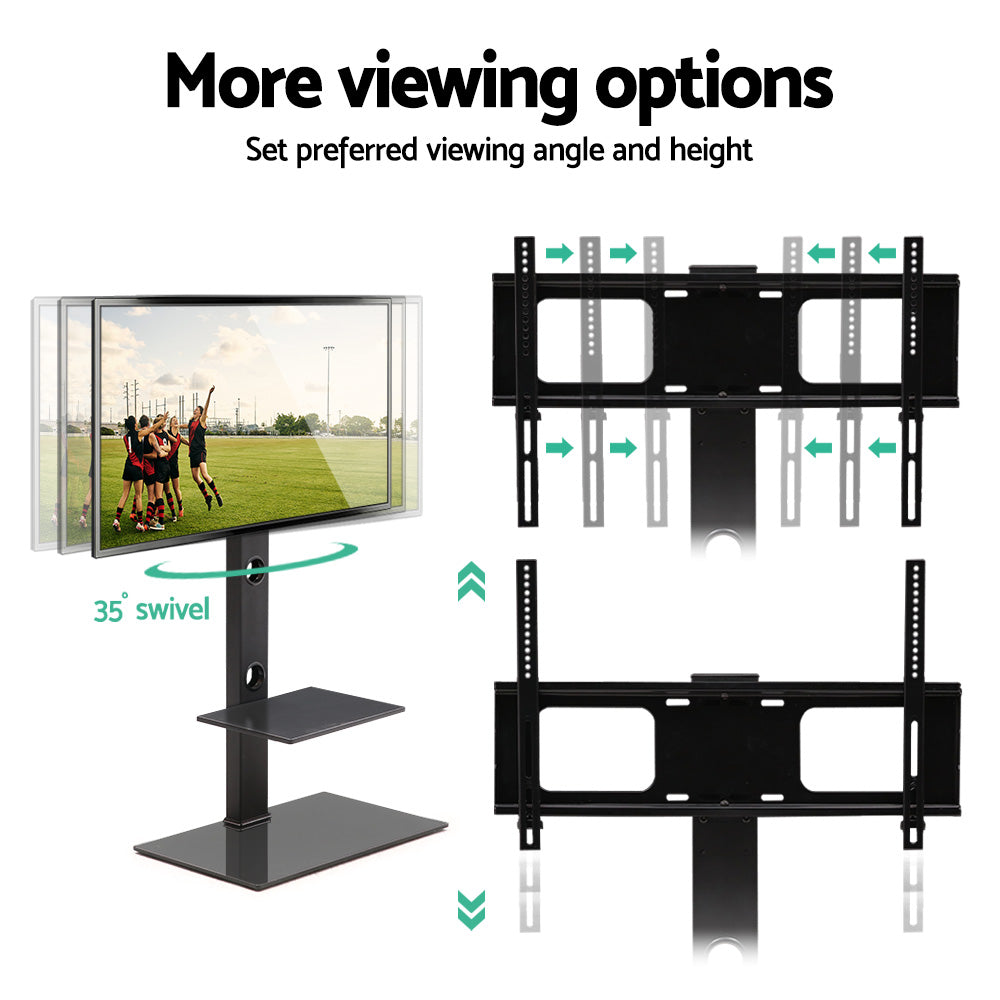 Artiss TV Stand Mount Bracket for 32"-70" LED LCD 2 Tiers Storage Floor Shelf-5