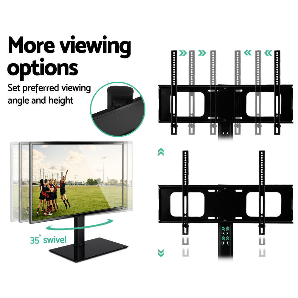 Artiss TV Stand Mount Bracket for 32"-70" LED LCD Swivel Tabletop Desktop Plasma-2