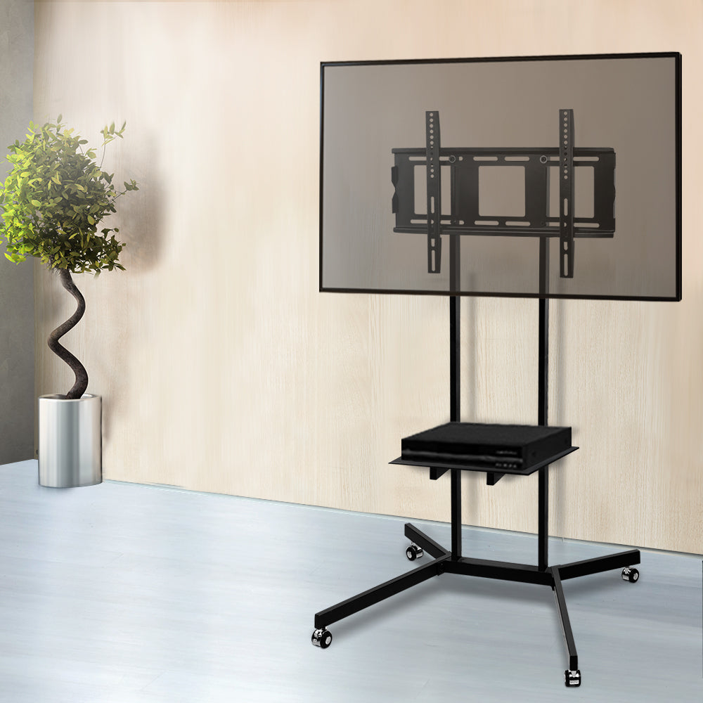 Artiss Mobile TV Stand for 32"-65" TVs Mount Bracket Portable Shelf Trolley Cart-6