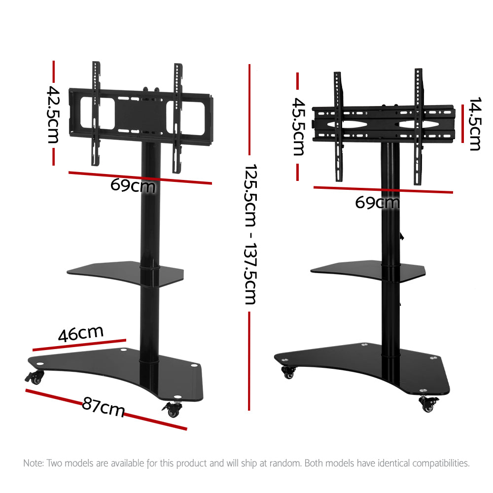 Artiss Mobile TV Stand for 32"-70" TVs Mount Bracket Portable Solid Trolley Cart-1