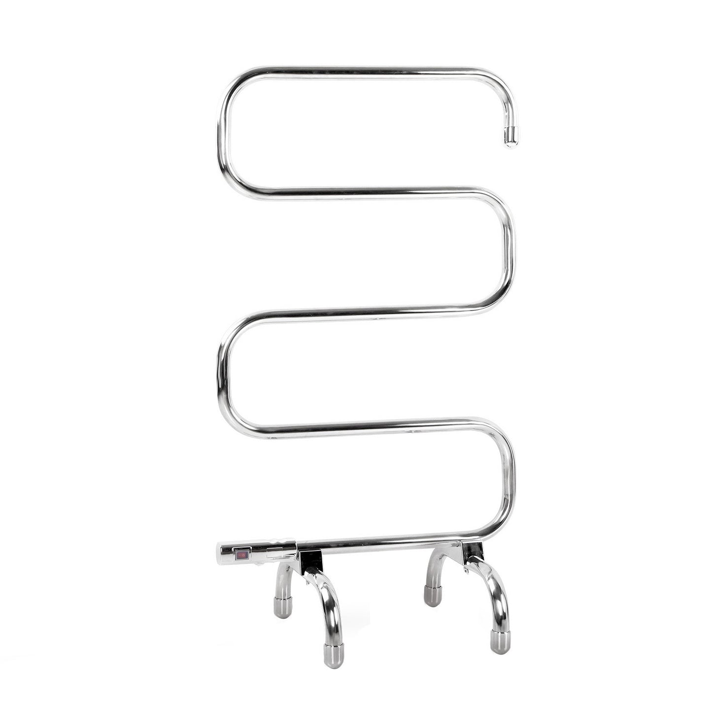 Devanti Electric Heated Towel Rail Rack 5 Bars Freestanding Clothes Dry Warmer-0