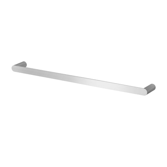 Towel Rail Rack Holder Single 600mm Wall Mounted Stainless Steel Silver-0