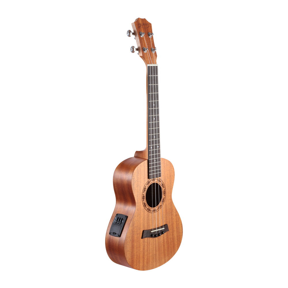 Alpha 26" Ukulele Equaliser Natural Mahogany Tenor Beginner Gift w/ Bag-2