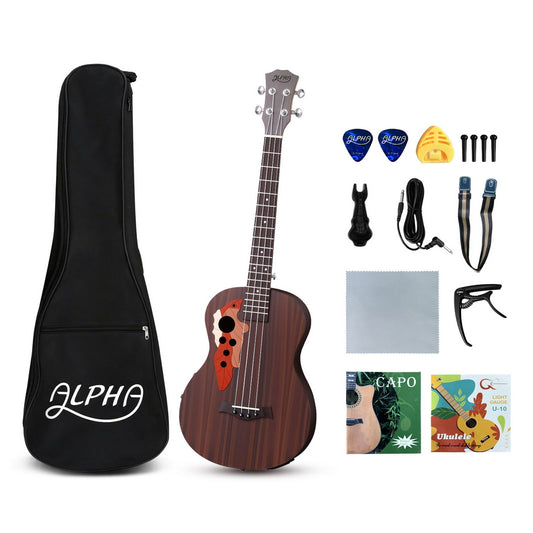 Alpha Ukulele 30 Inch with EQ 18 Frets-0