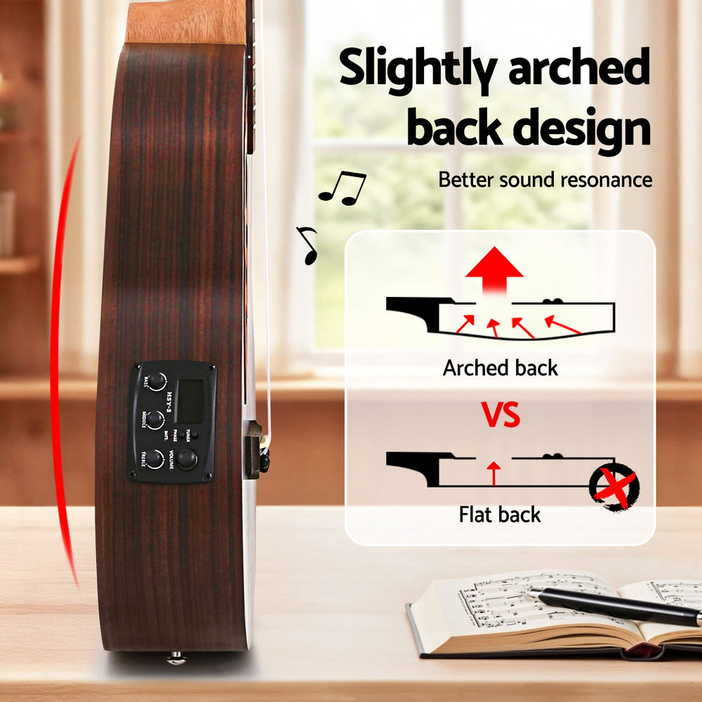 Alpha Ukulele 30 Inch with EQ 18 Frets-4