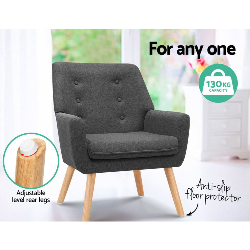 Armchair Tub Single Dining Chair-7