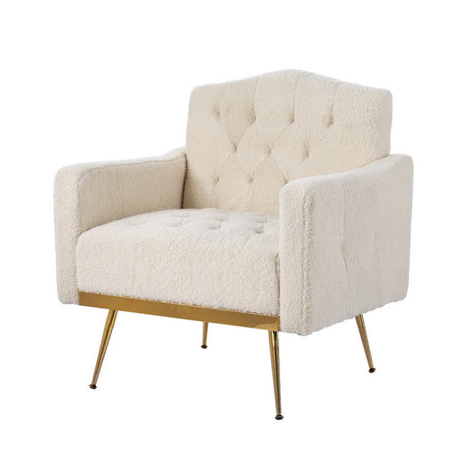 Artiss Armchair Boucle Beige Nicole-0