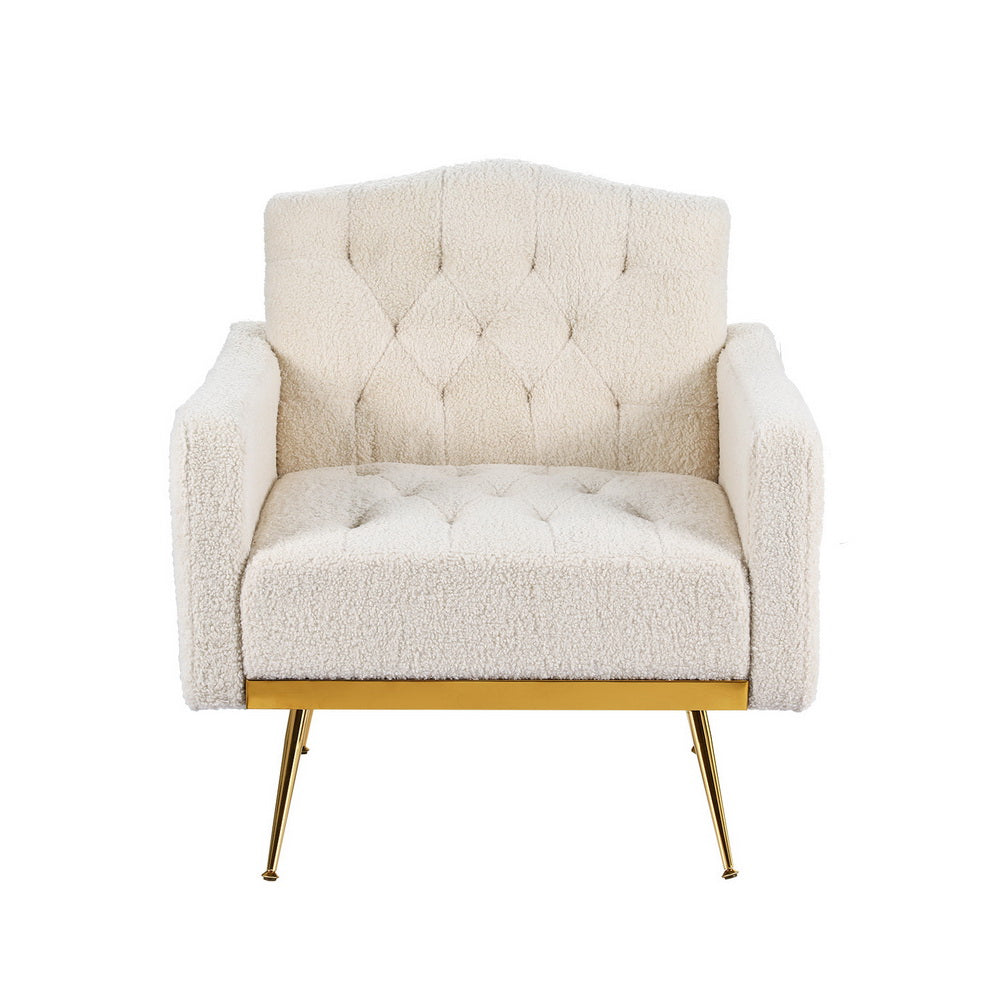 Artiss Armchair Boucle Beige Nicole-2