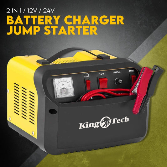2IN1 Car Battery Charger Jump Starter 12 24V 40A ATV Boat Tractor