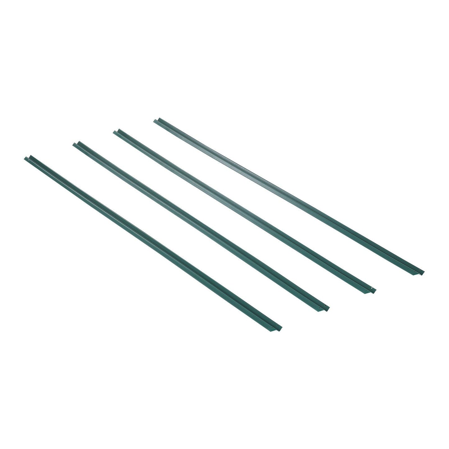 Bottom Locking Privacy Slats, Single-Wall Vertical Bottom-Locking Slats for Chain-Link Fence, High-Density HDPE Chain Link Slats Ideally Fit 1.5 m High Fence for Garden Farm Sports Field(Green)