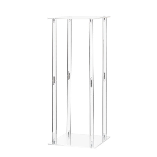 Wedding Flower Stand, 10PCS 50cm Column Flower Stand, Floral Stands with Acrylic Laminate, Cylindrical Cubic Floral Display Rack for Wedding, Party, Birthday, Home, Centerpiece Stands