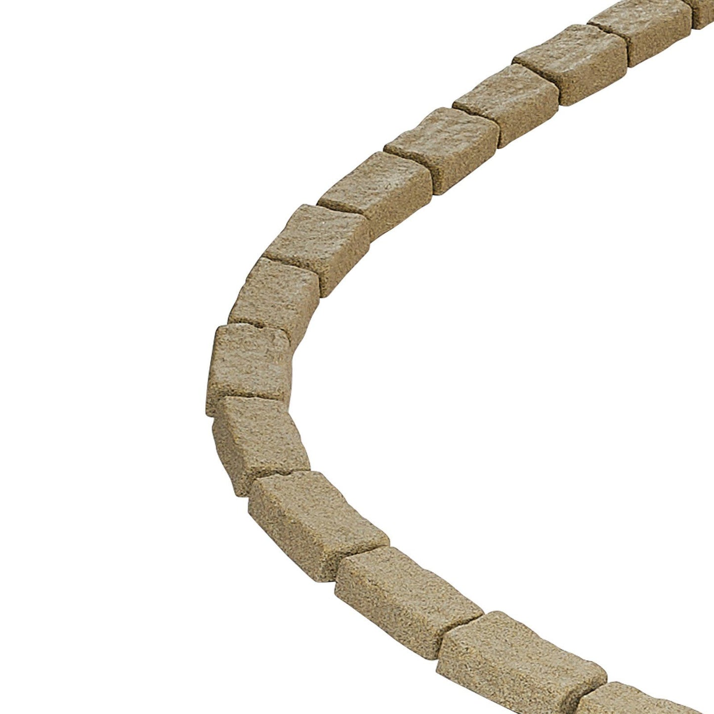 Fake Stone Landscape Edging 1180 x 95 x 57 mm Lawn Edging Fade-Resistant Beige