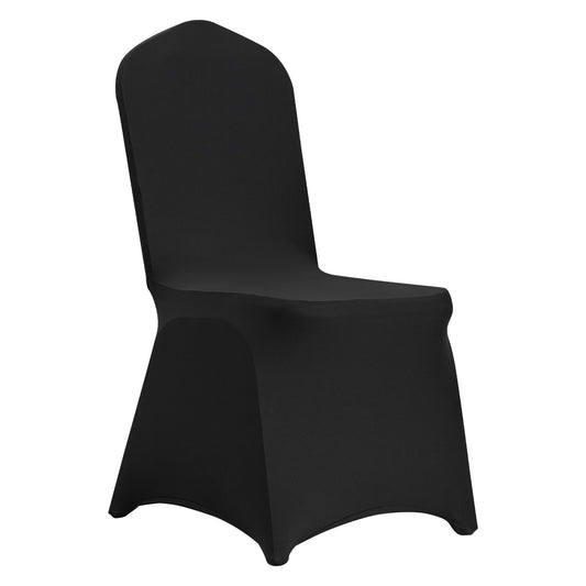 Stretch Spandex Folding Chair Covers, Universal Fitted Chair Cover, Removable Washable Protective Slipcovers, for Wedding, Holiday, Banquet, Party, Celebration, Dining (30PCS Black)