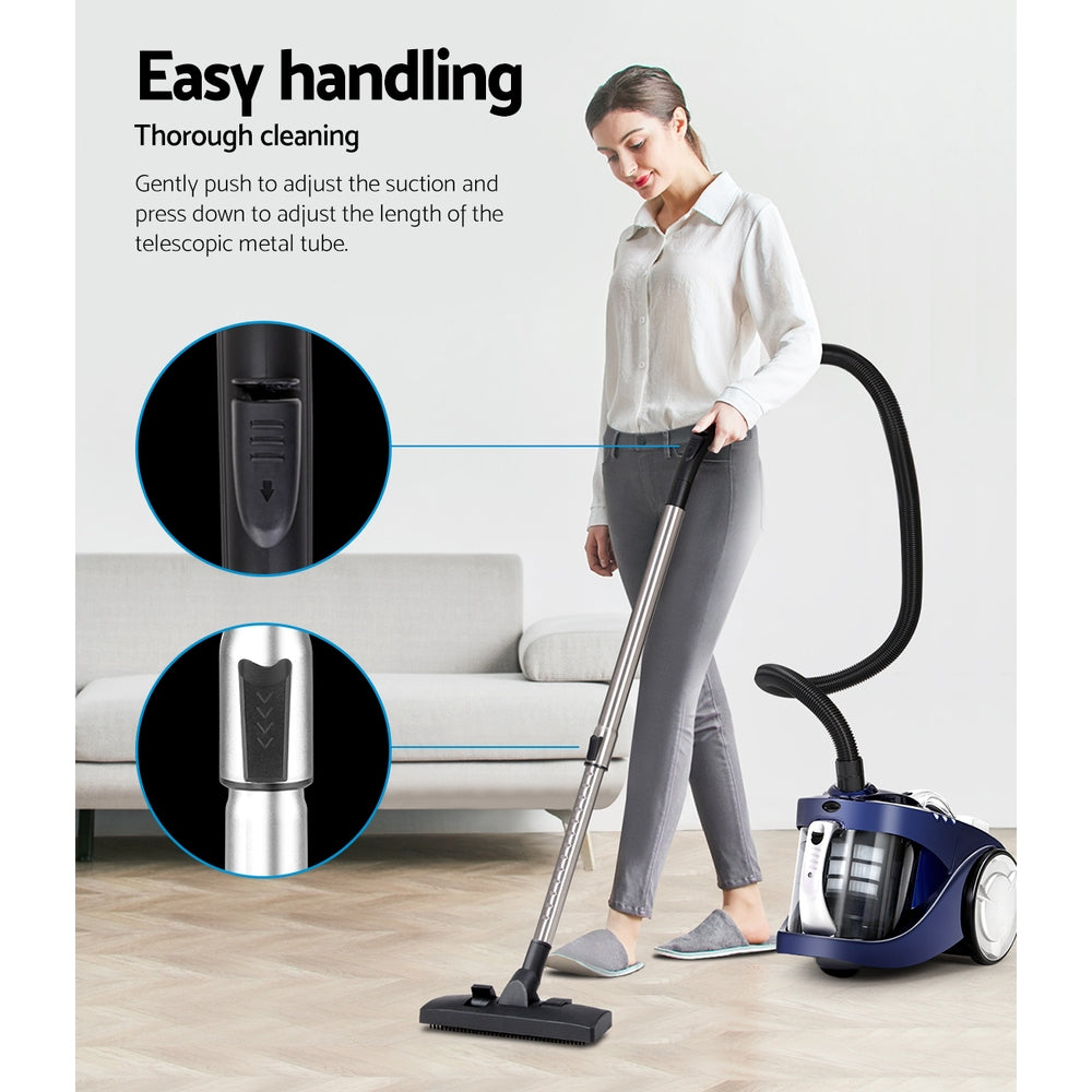 Devanti 2200W Bagless Vacuum Cleaner Blue-5