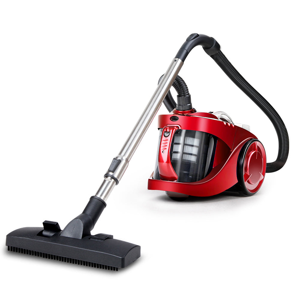 Devanti 2200W Bagless Vacuum Cleaner Red-0